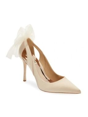 NIB* Badgley Mischka 'Kinsley' Delicate Bow Stiletto Pump, Size 6